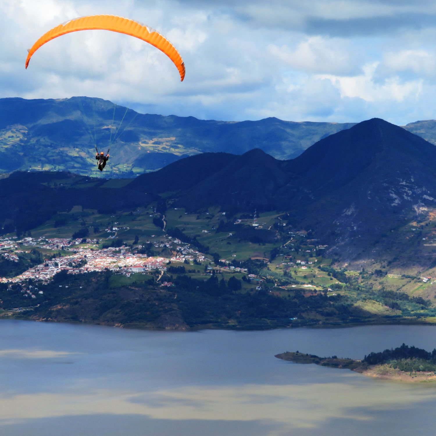 Parapente en Guatavita